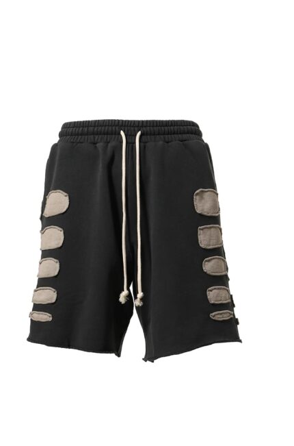 Satoshi Nakamoto Patchwork Moto Short