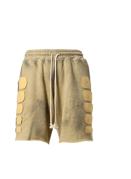 Satoshi Nakamoto Destroyed Patchwork Moto Short