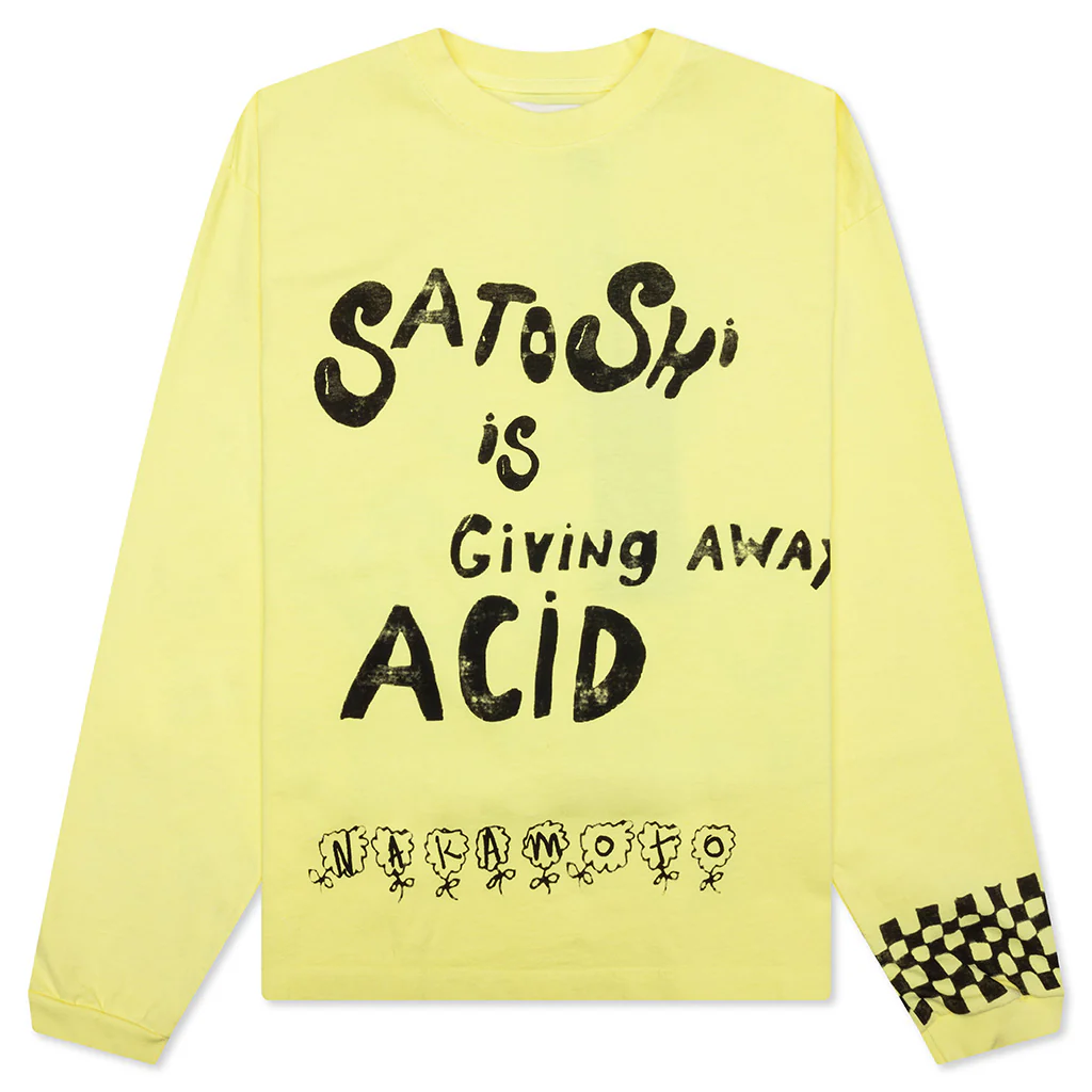 Acid-Longsleeve-Acid-Yellow-FW24LS005-YLW-01-23-25-Feature-KN.webp Satoshi Nakamoto Acid Longsleeve Acid Yellow