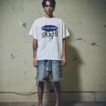 Satoshi Nakamoto Denim Moto Short