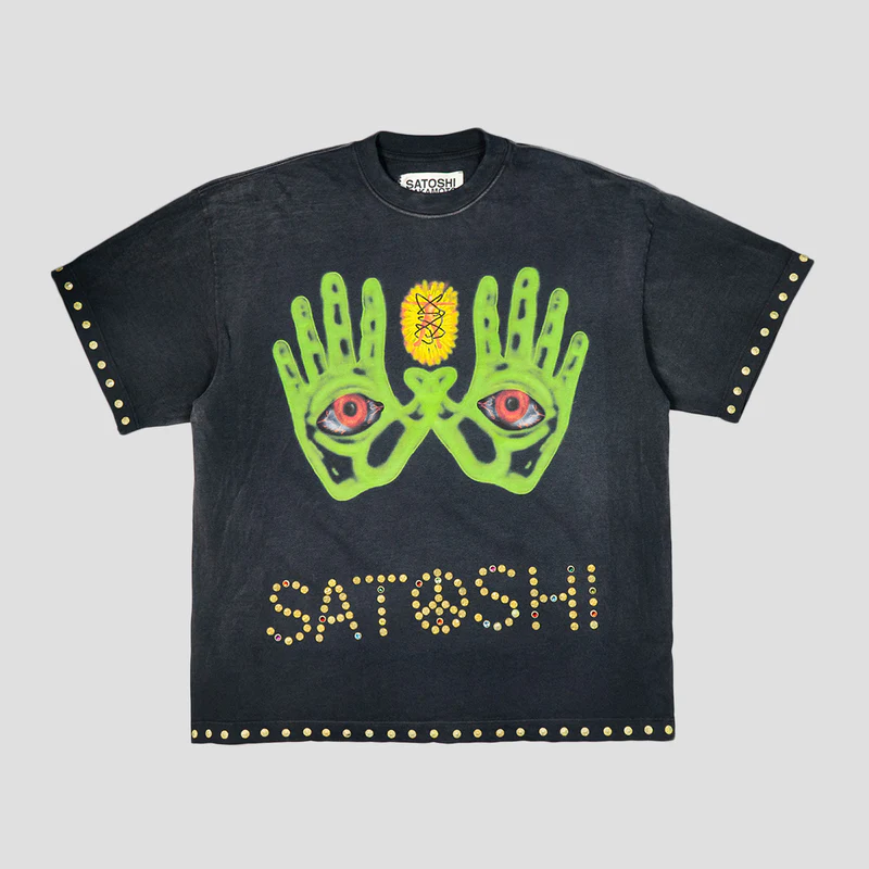 SN25TE005_BLK.webp Satoshi Nakamoto Positive Energy T-shirts