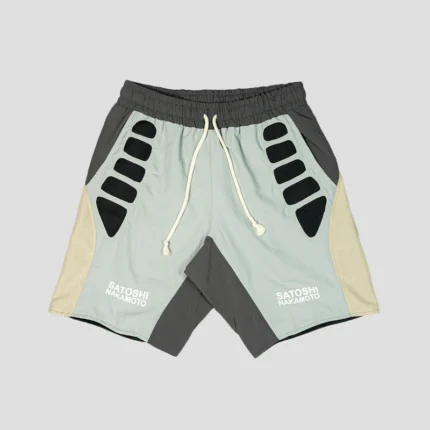 Satoshi Nakamoto Tech Shorts Gray